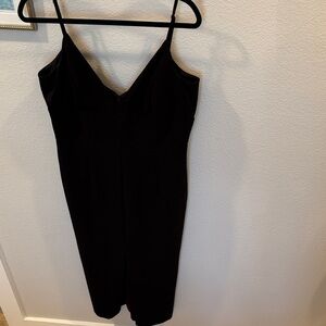 Bardot Black Spaghetti Strap Midi Dress